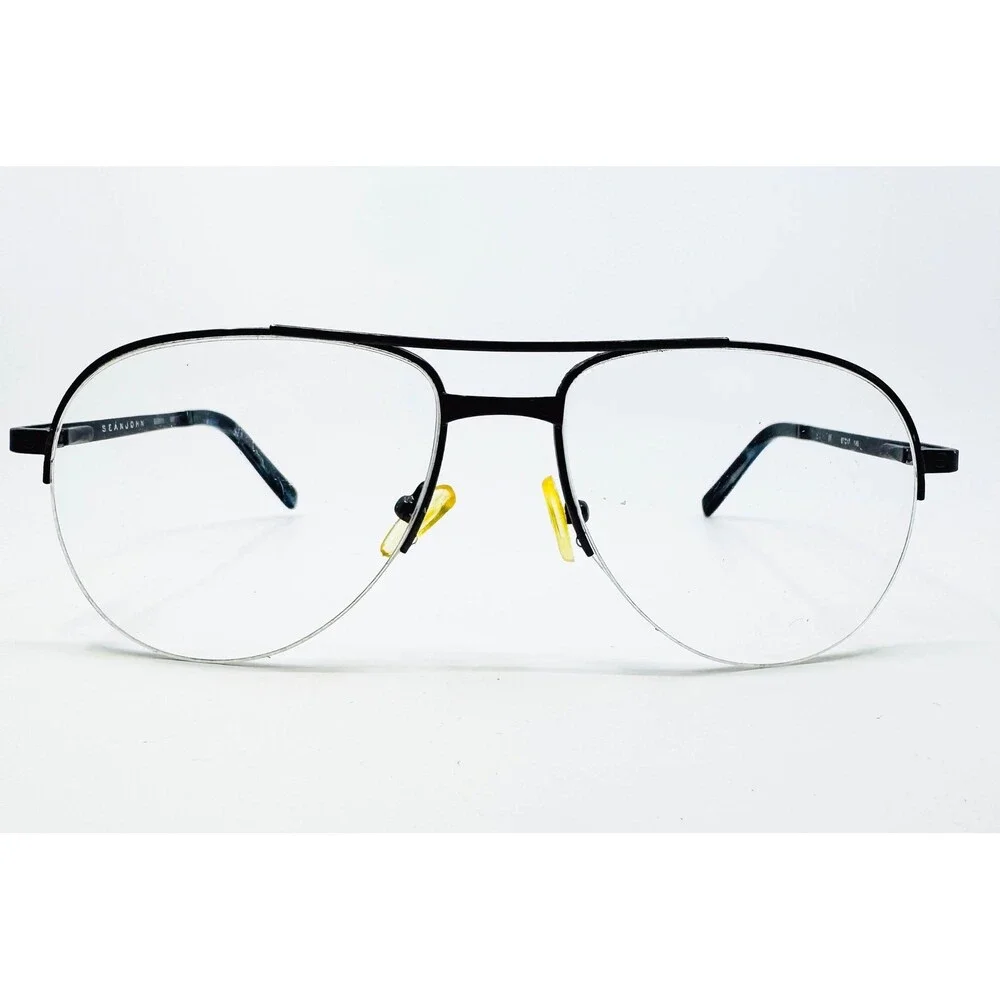 Sean John Eyeglasses Mens Black Aviator SJO5111 045 57-17-145